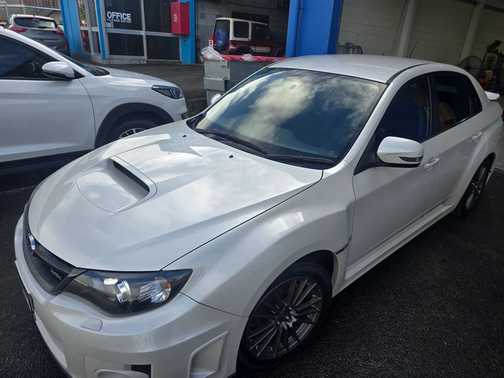 Vehicle inspected for stone chips and scratch repairs Cairns