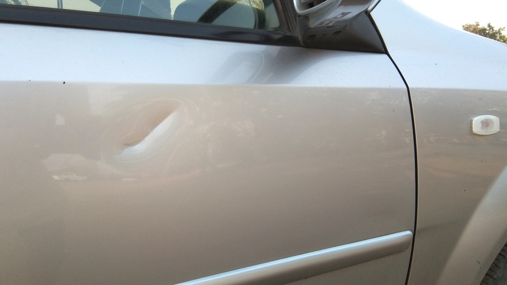 Car door scratch and dent damage — chip and scratch repairs Cairns